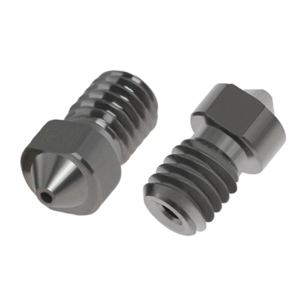 4 Packs 3D Printer 0.2 0.3 0.4 0.5 0.6 1.0mm V6 Nozzles 1.75mm Filament