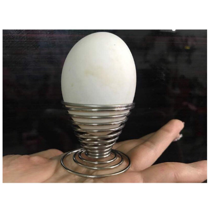 Combo 5 ly ăn trứng , thiết kế xoắn ốc bằng thép không gỉ ,hiện đại giúp cố định trứng cầm không bị nóng tay ,,có thể uốn dẻo , không bị dính ,nhỏ gọn dễ dàng mang theo