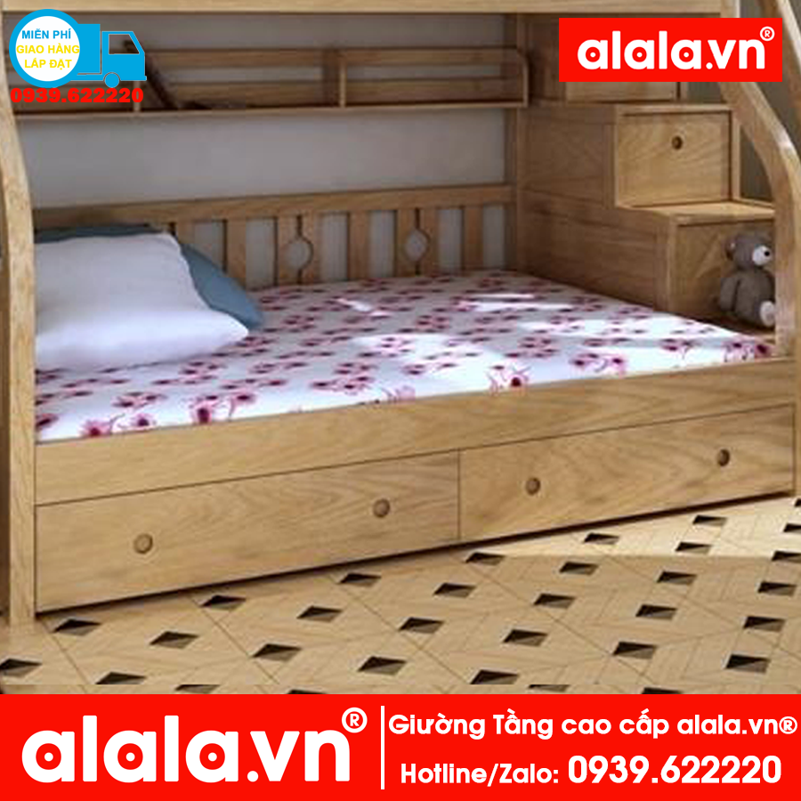 Giường tầng ALALA114 cao cấp - Thương hiệu alala.vn - Za.lo: 0939.622220