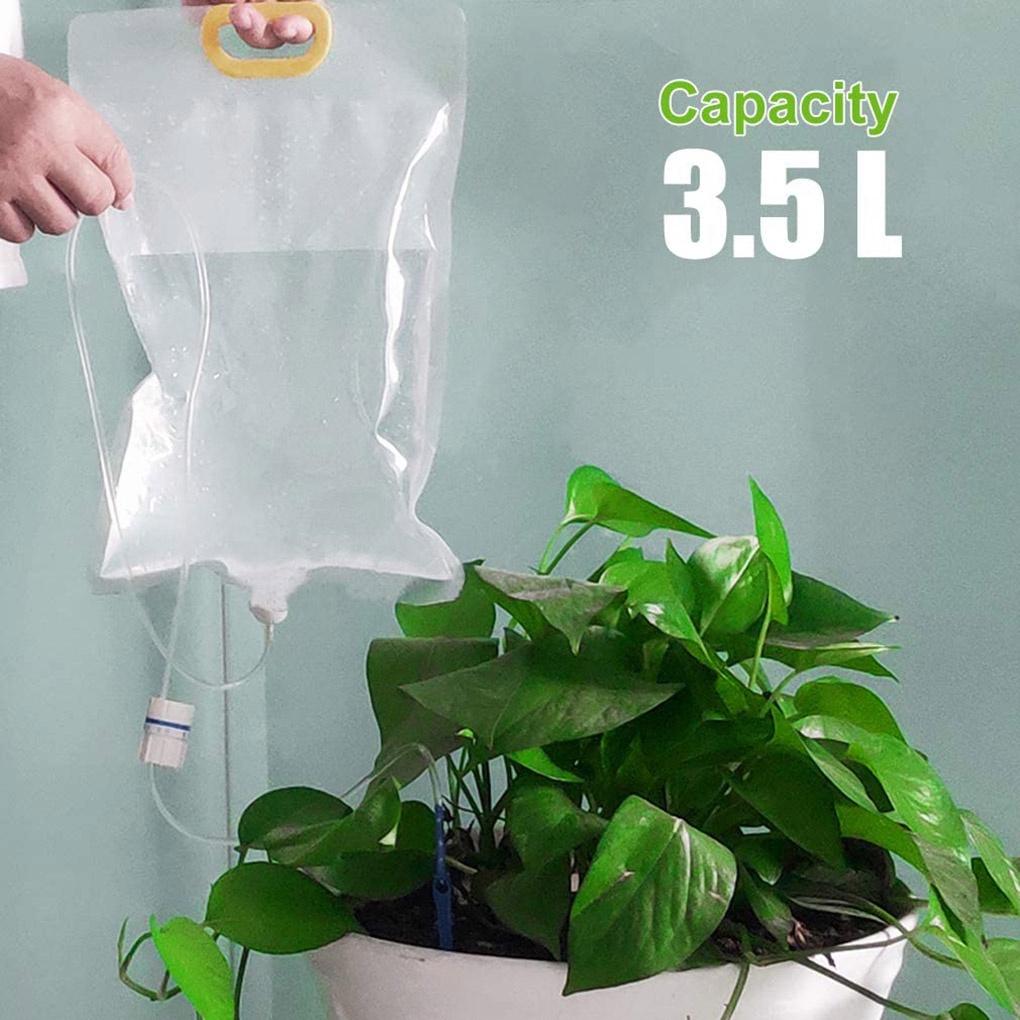 Plant Irrigation Bag 3 5L Automatic Watering Bag Adjustable Garden Pots Drip Needle Device【vollter1】