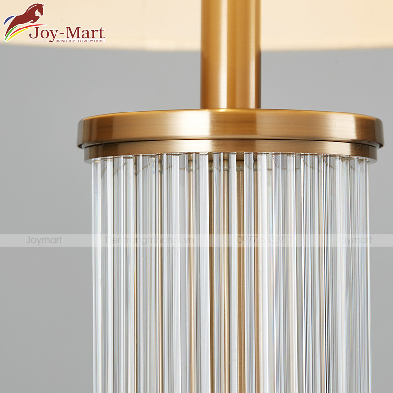 Đèn Bàn Phòng Ngủ Thân Pha Lê Chao Vải MB4228 Đèn Để Bàn Trang Trí Phòng Khách Thiết Kế Sang Trọng Hiện Đại