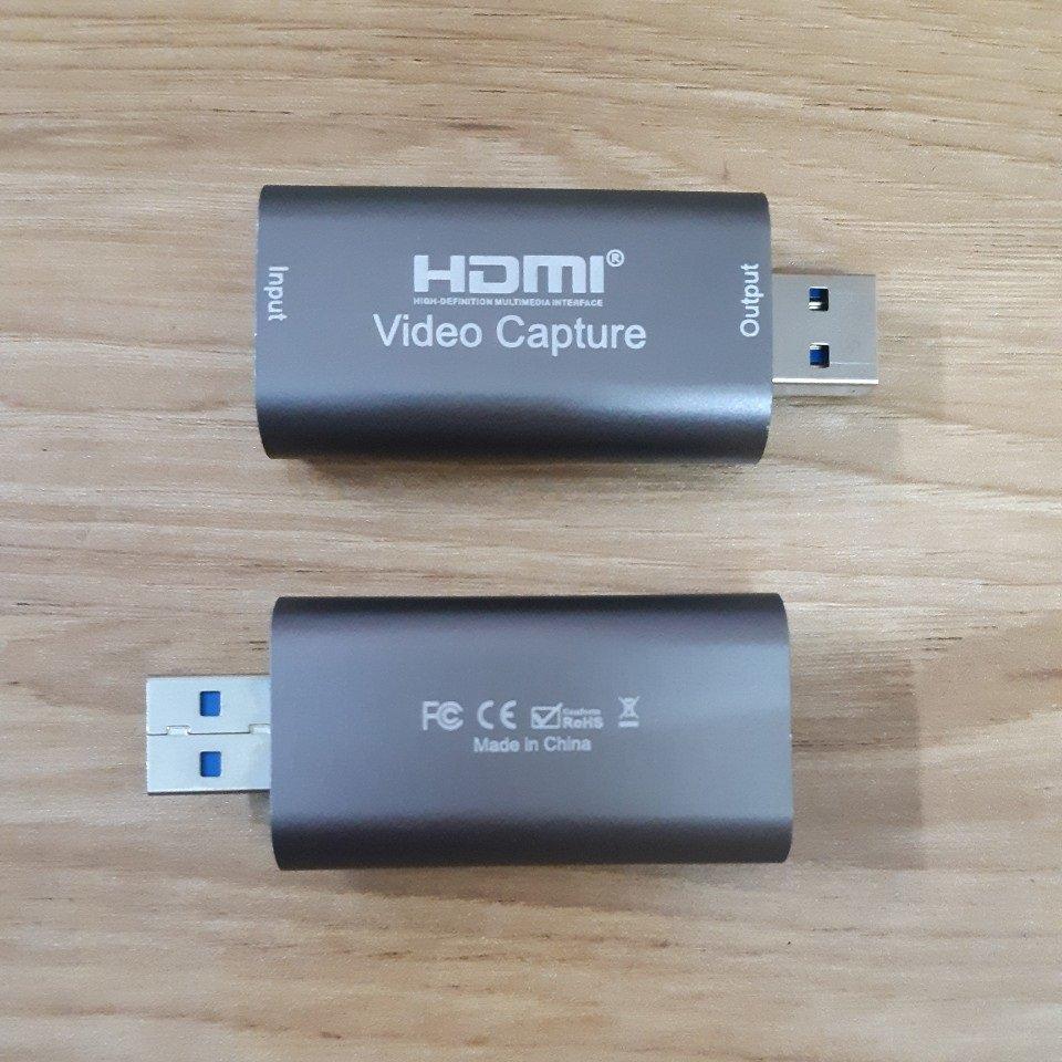 Đầu chuyển đổi HDMI - USB ( HDMI video capture ) Lưu hình ảnh từ máy quay, máy ảnh vào máy tính