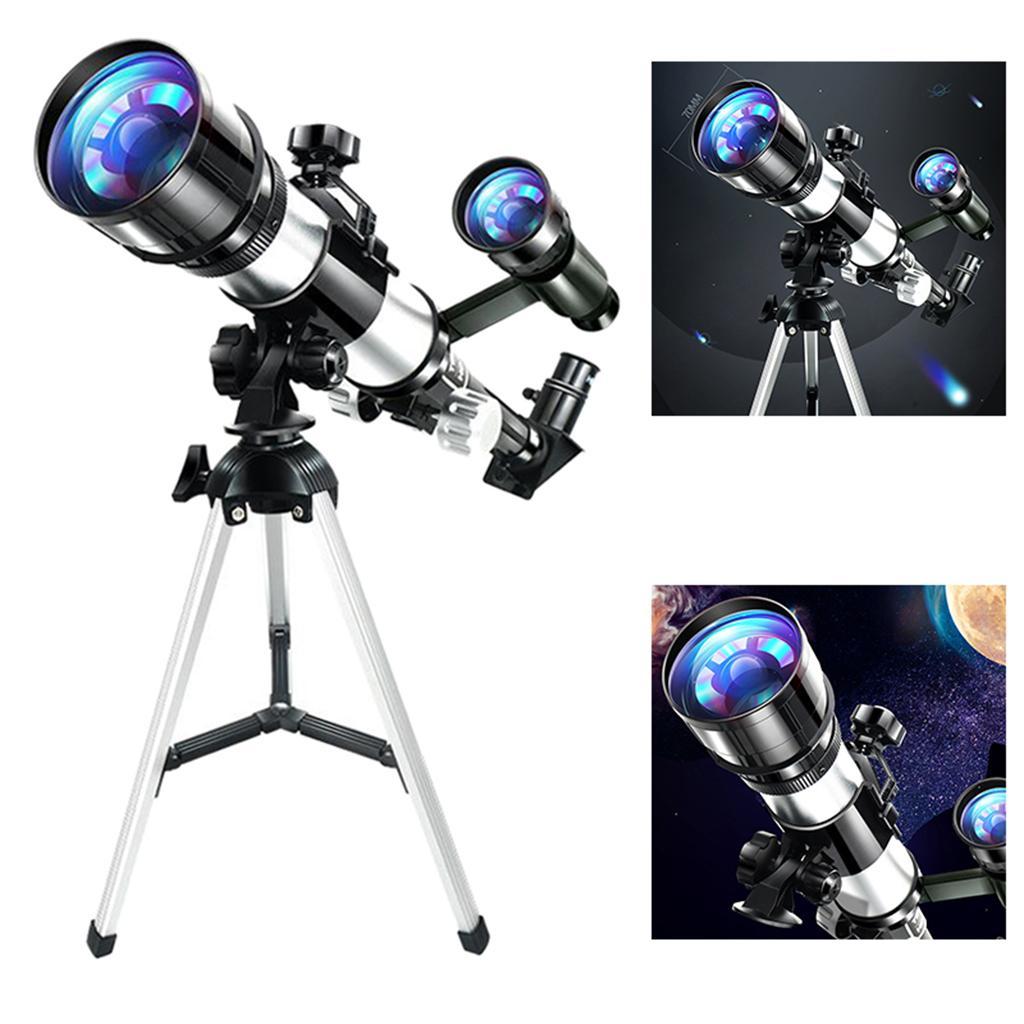 Portable 70mm Astronomical Reflector Telescope Kit With Tripod Finder Scope