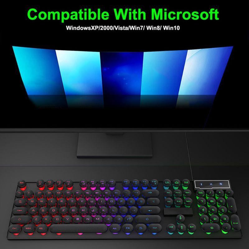 Bàn Phím Dây 104 Phím Rgb Chất Lượng Cao