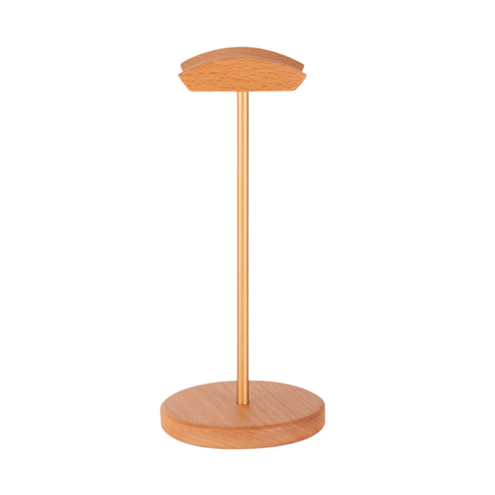 Tabletop Headphone Stand Earphone Stand with Aluminum Supporting Bar Flexible Headrest for All Headphones Size for Desktop Organization Display