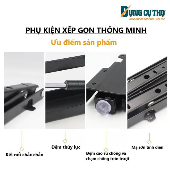 PHỤ KIỆN GHẾ XẾP TƯỜNG THÔNG MINH ( BỘ 2 CHIẾC ) dễ dàng gập duỗi sản phẩm , cơ động , bản lề chân bàn