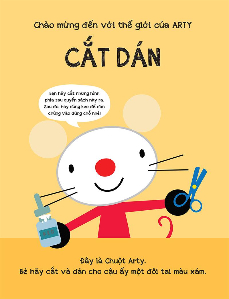 Arty Mouse - Cắt Dán