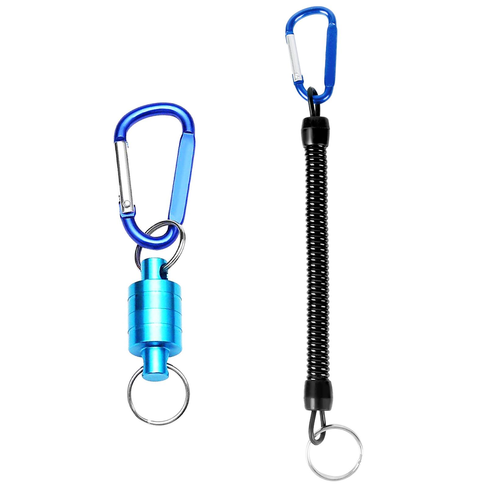 Fly Fishing Magnetic Net Release Holder Fishing Lanyard Magnetic Keeper Magnet Clip Landing Net Connector