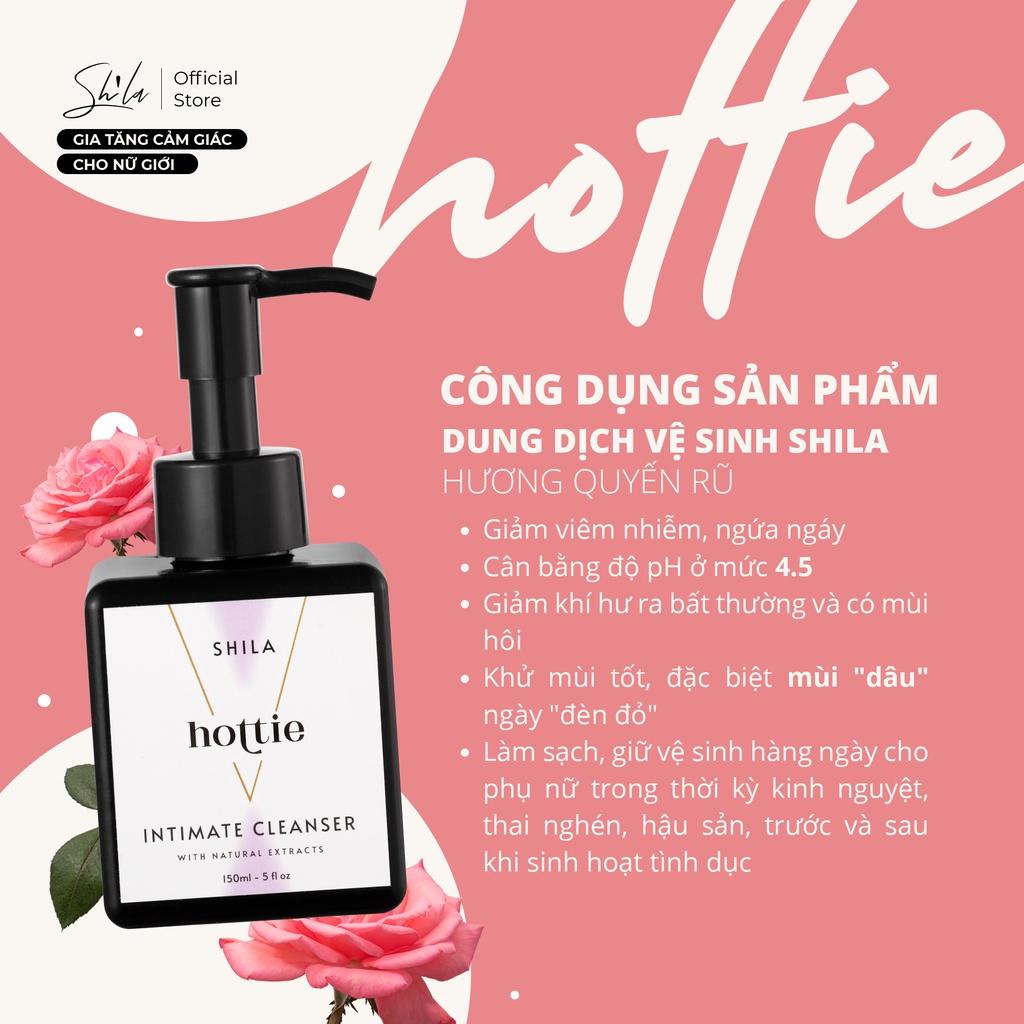 Dung dịch vệ sinh phụ nữ Shila hương quyến rũ 150ml (Shila Intimate Cleanser Hottie)