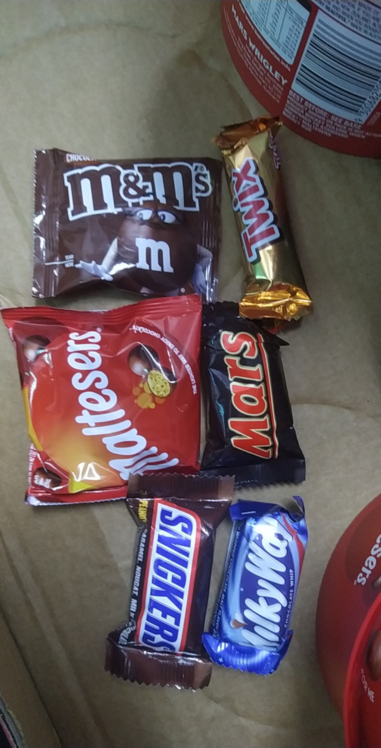 Socola thanh Mix đủ 6 vị Mars Variety - Úc- 116 thanh