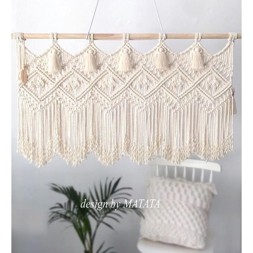 Rèm cửa sổ handmade - Rèm cửa sổ macrame - sản phẩm decor