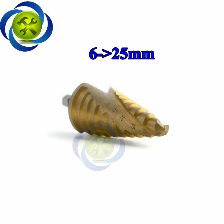 Mũi khoan tháp xoắn đuôi lục giác Đài Loan Buddy BA0155 6-25mm