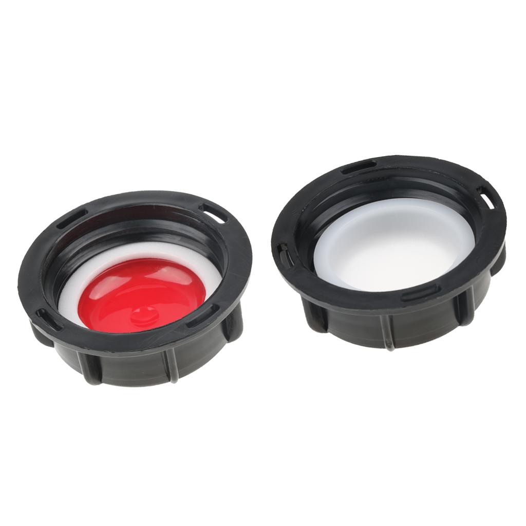 1000L IBC Ton Barrel Valve Dust Cover Three-piece IBC Adaptor Fitting Red