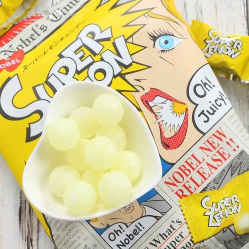 Kẹo siêu chua Super Nobel gói 90gr - Nhiều vị lựa chọn