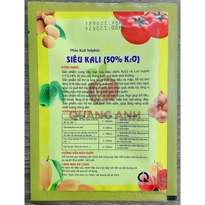 Siêu Kali siêu ra hoa, đậu quả, múp bắp, mẩy hạt, to quả, vào ngọt nhanh, mã sáng đẹp - gói 50Gr