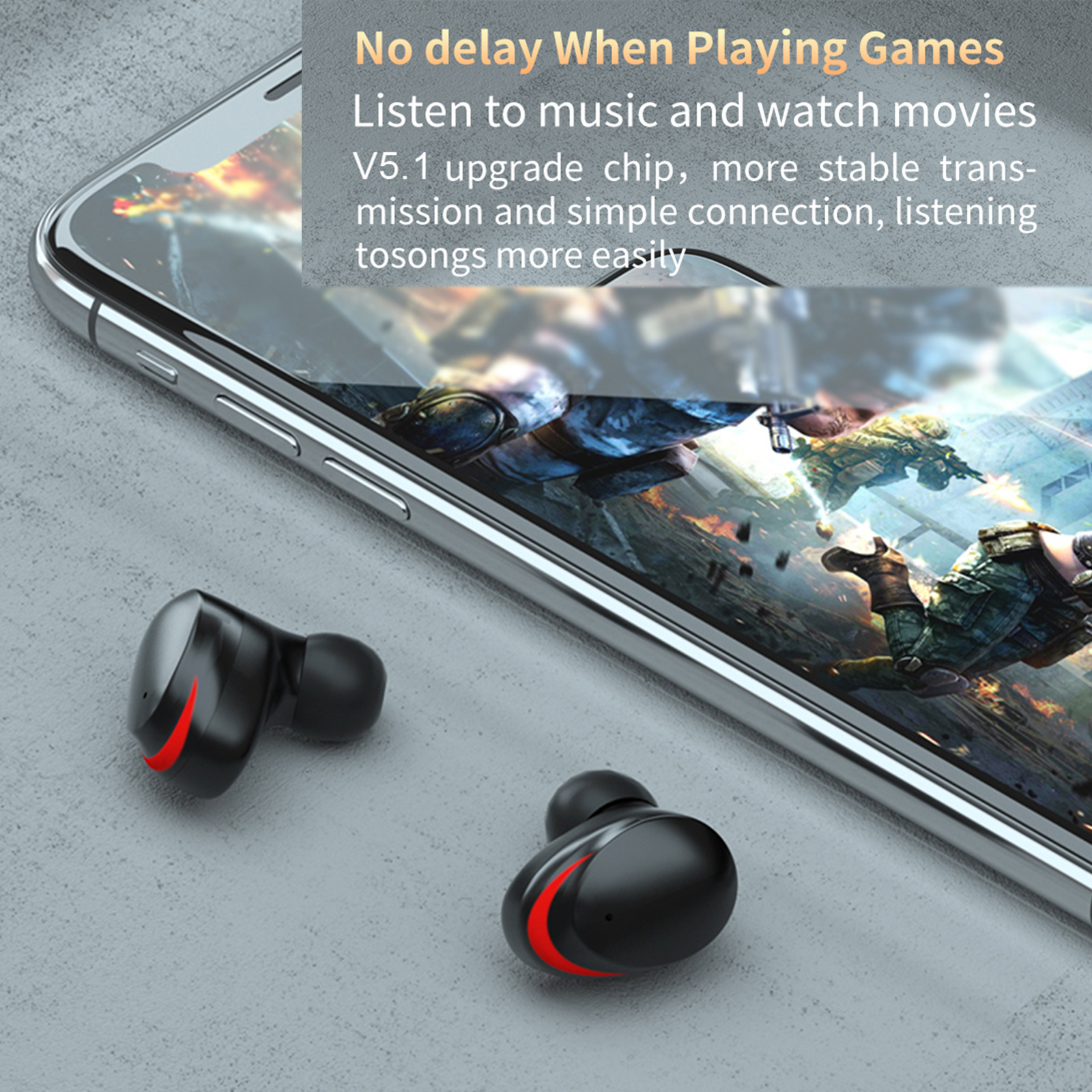 Tai Nghe Không Dây A17 Bluetooth 5.1 TWS Với Micrô Cảm Ứng Giảm Tiếng Ồn CVC8.0 2000mah