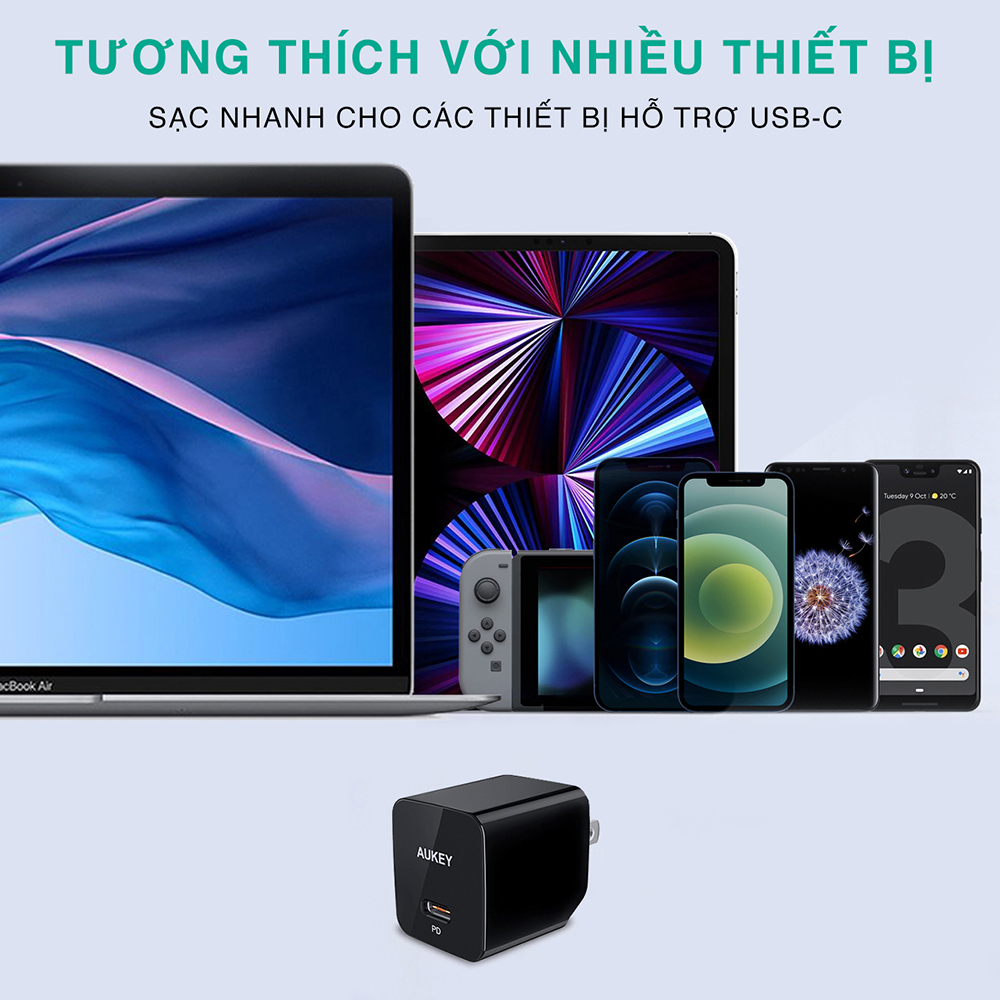 Hình ảnh Sạc nhanh AUKEY PA-Y30S PD 30W - Hàng chính hãng