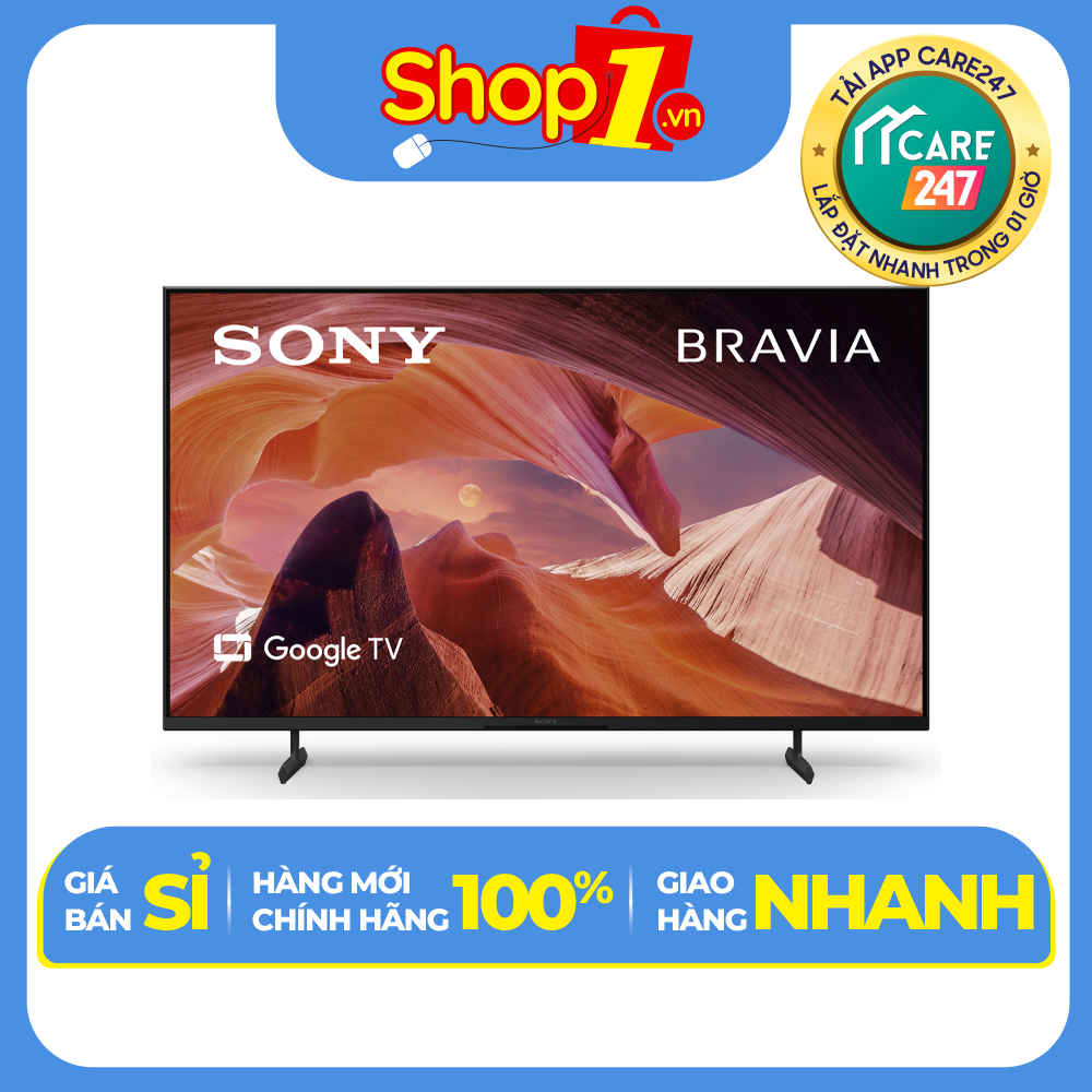 Google Tivi Sony KD-65X80L 65inch 4K Ultra HD - Hàng chính hãng (chỉ giao HCM)