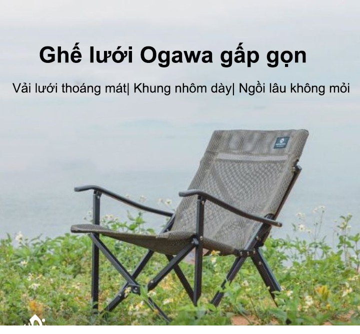 Ghế lưới Owaga gấp gọn Campingmoon F-1003-W