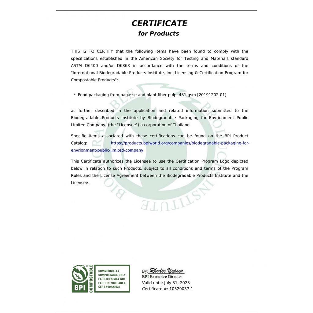 Đĩa làm từ bã mía - 9in-230mm - Tiện lợi, thân thiện với môi trường