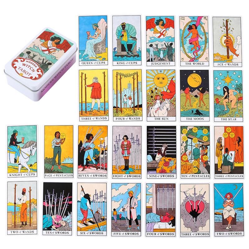 ( Hộp Sắt ) Bộ Bài Modern Witch Tarot