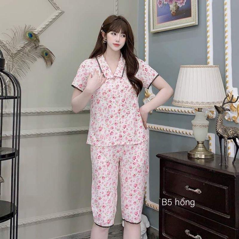 Quần áo mặc nhà cổ ren siêu xinh
