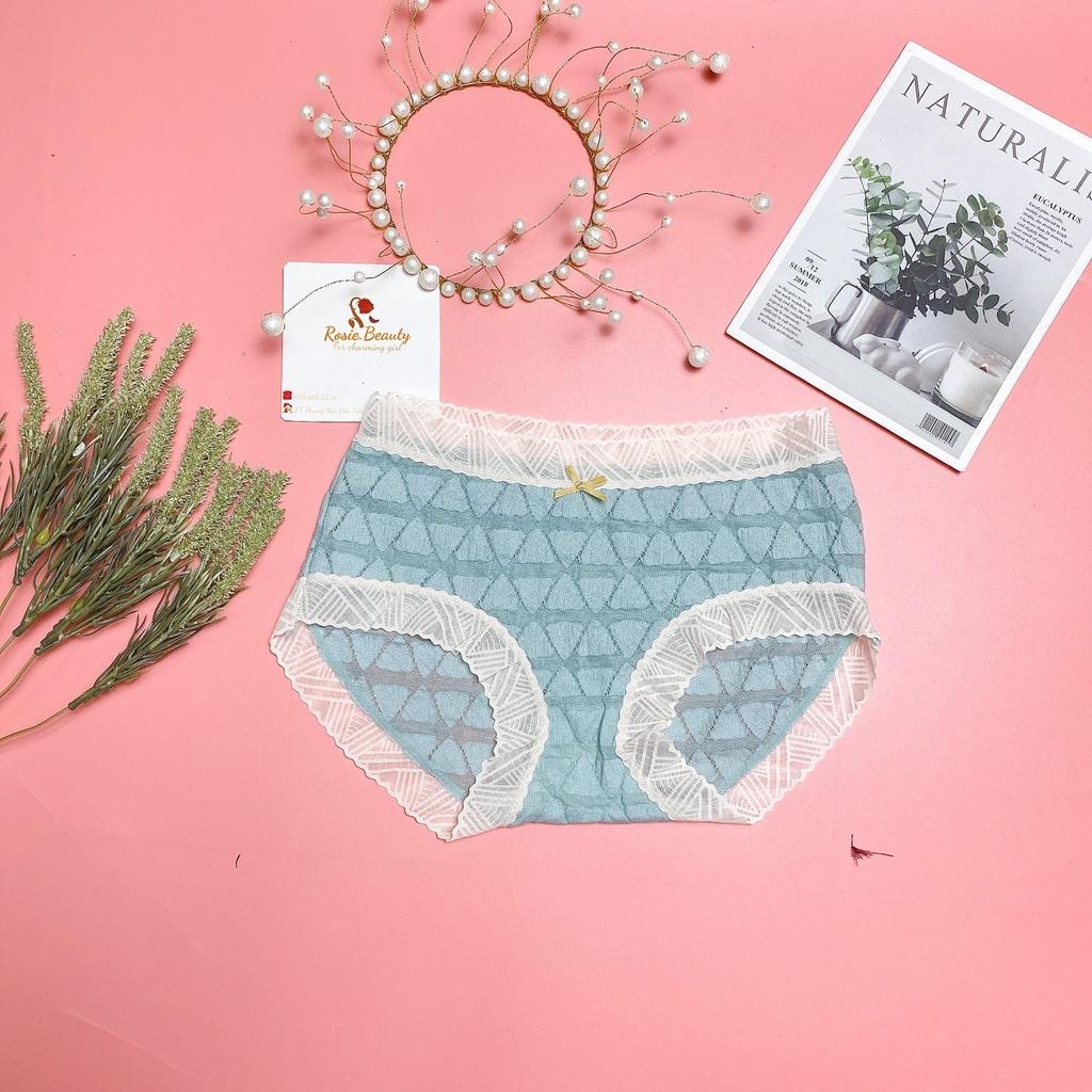 Quần lót ren Mina đính nơ, quần chip ngọt ngào sexy QR/168