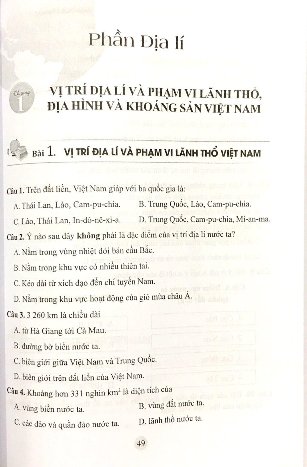 Bài Tập Lịch Sử Và Địa Lí 8 (Cánh Diều) (2023)