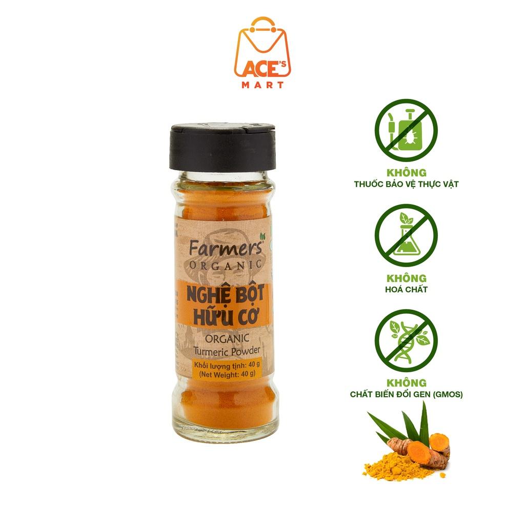 Tinh bột nghệ hữu cơ nguyên chất FarmersOrganic 40g - Dùng làm đẹp, làm gia vị nấu ăn, tốt cho sức khỏe