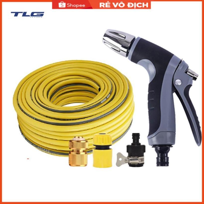 Bộ dây và vòi xịt rửa xe tưới cây tăng áp 7-10M 206817