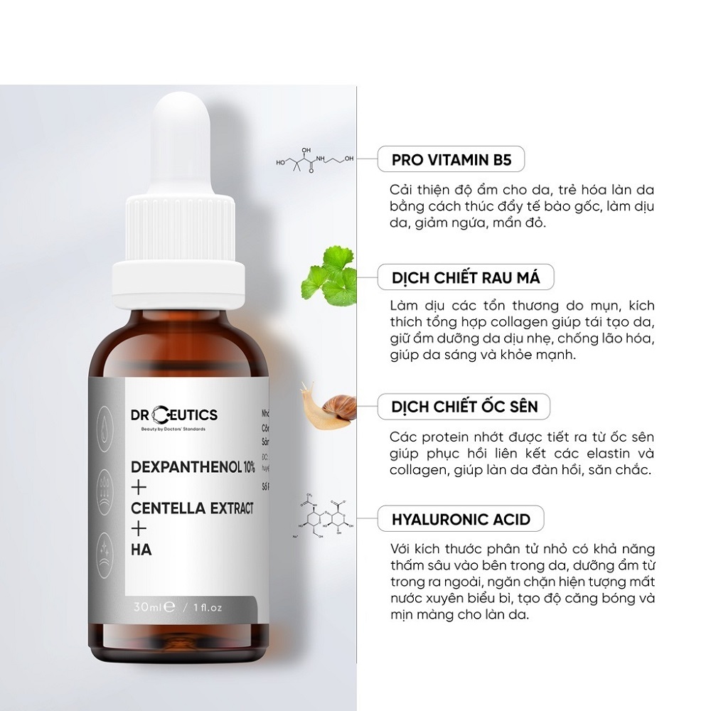 Combo 2 Sản Phẩm Giúp Cấp Ẩm Và Làm Sáng Da DrCeutics