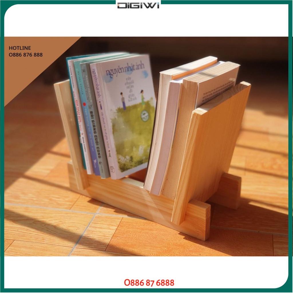 Kệ Đựng Sách, Giá Sách Bằng Gỗ Thông Tự Nhiên, Sang Trọng