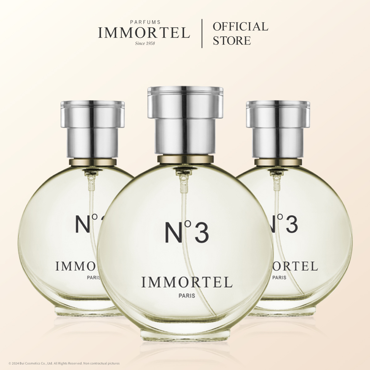 Nước Hoa Nam IMMORTEL N°3 - Eau de Parfum 60mL Nhập Khẩu Chính Hãng Pháp
