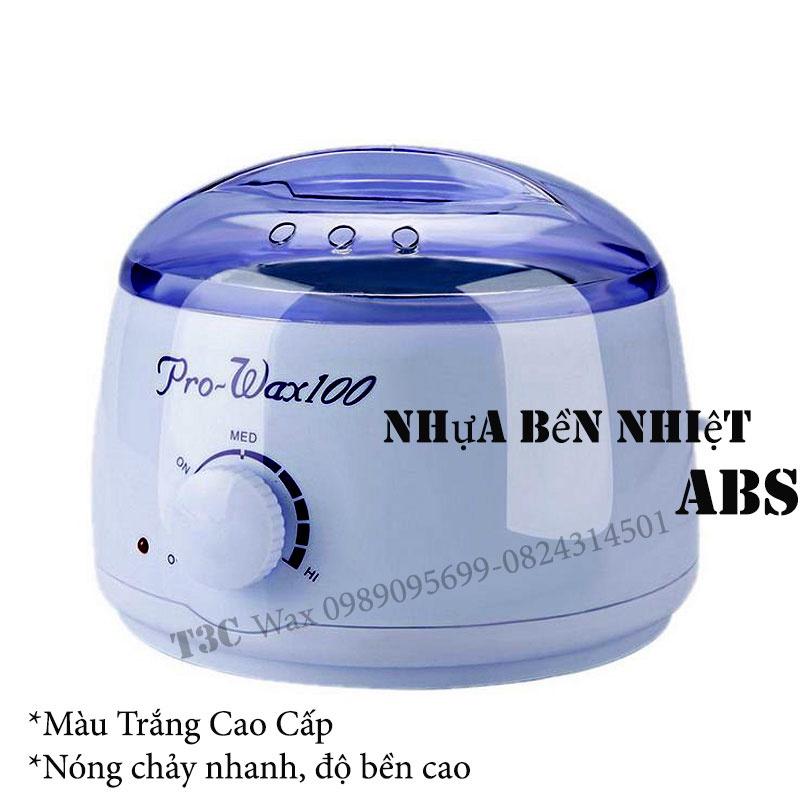 Nồi nấu sáp wax lông pro wax100 + 200g sáp loại cao cấp siêu bám lông