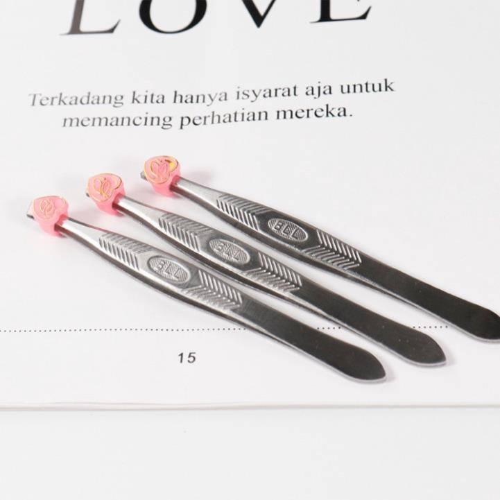 Nhíp Miệng Ngang Nhổ Lông Mày, Râu, Tóc Tiện Dụng Lameila Eyebrow Tweezers (mẫu mới). Nhiếp Nhổ Lông Nách