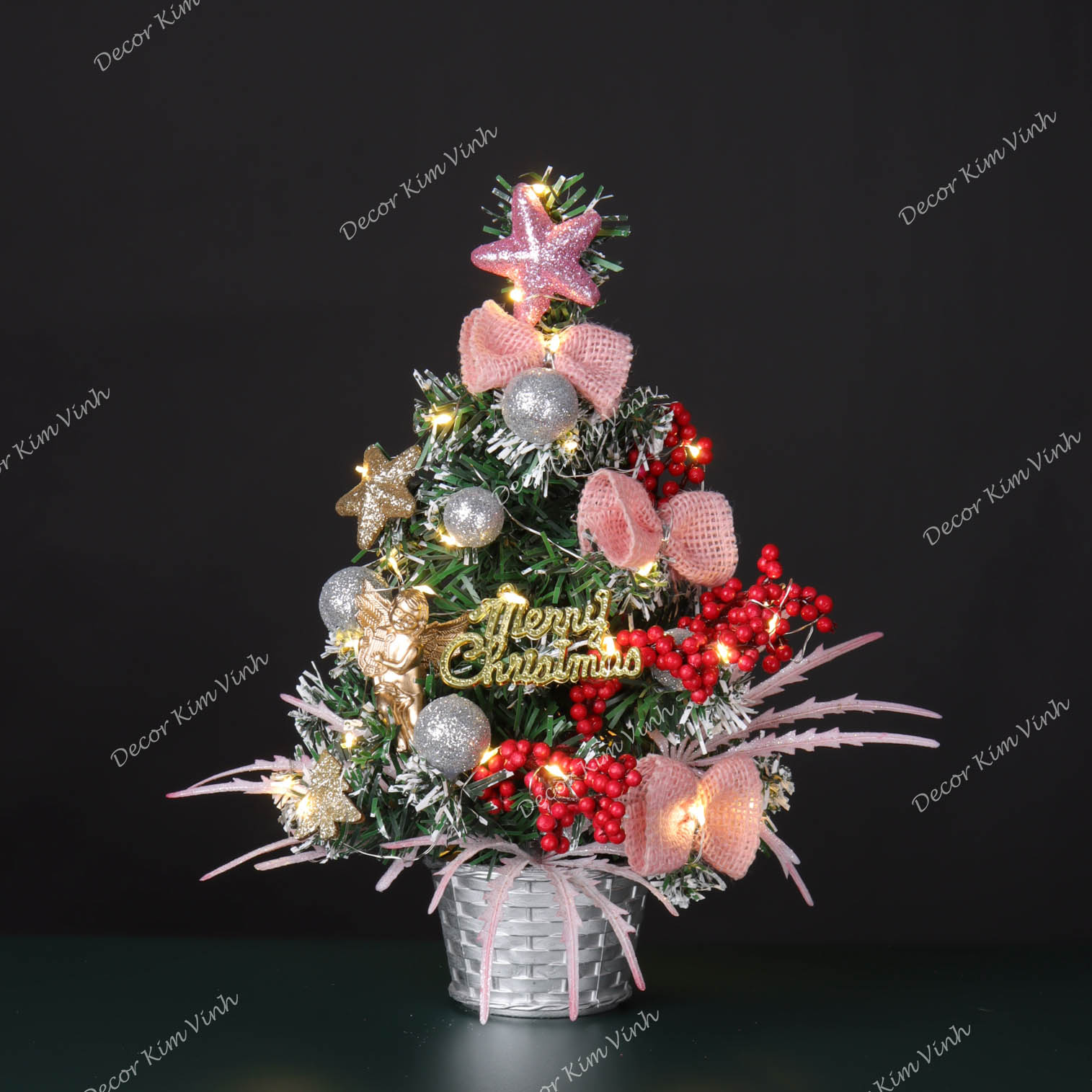 Cây Thông Nhí 3TN04 Cây Thông 30cm Trang Trí Giáng Sinh Cây Thông Noel
