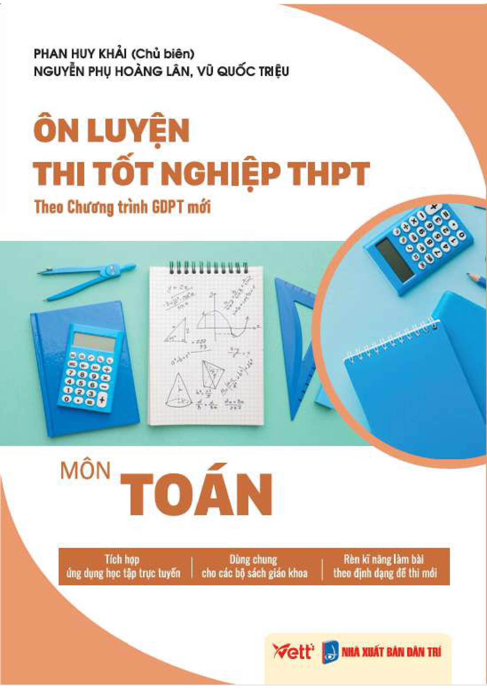 Sách - Ôn Luyện Thi Tốt Nghiệp THPT Theo Chương Trình GDPT Mới - Môn Toán