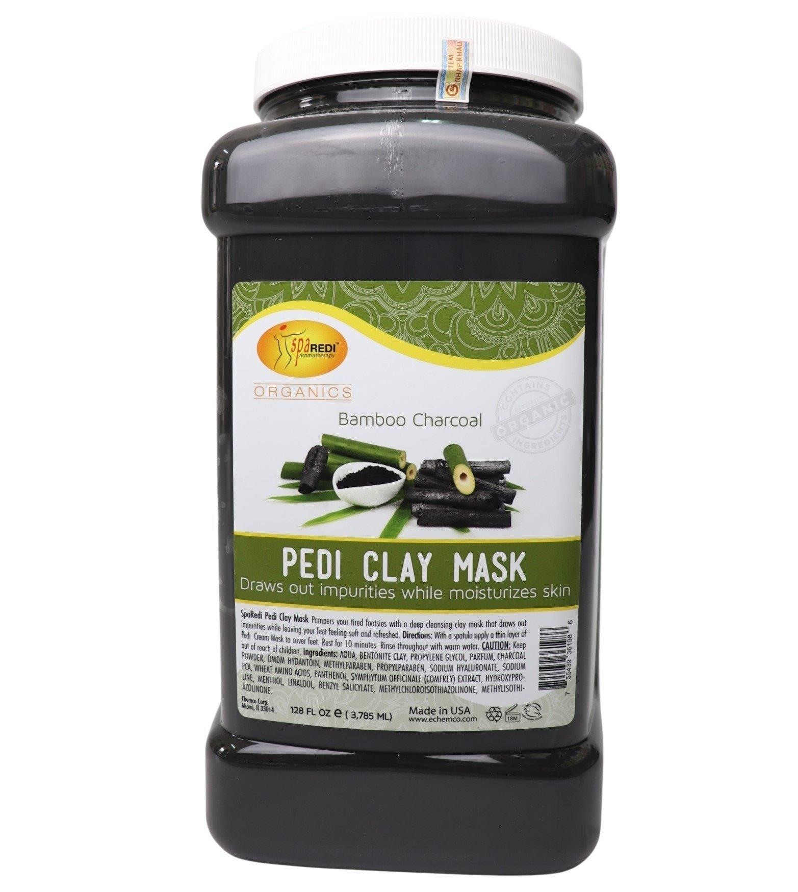 Măt nạ đất sét Pedi Clay Mask mùi Than Tre 3785 ml