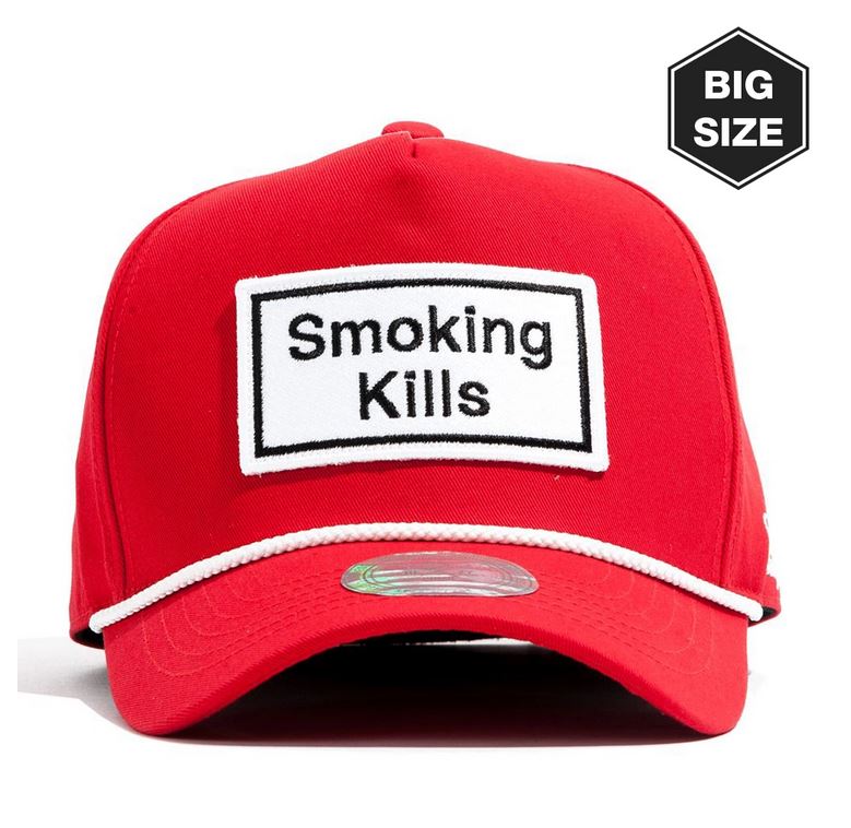 PREMI3R Mũ lưỡi trai Nón Dtype FLIPPER SMOKING Mũ lưỡi trai phong cách hàn quốc nón thương hiệu chính hãng