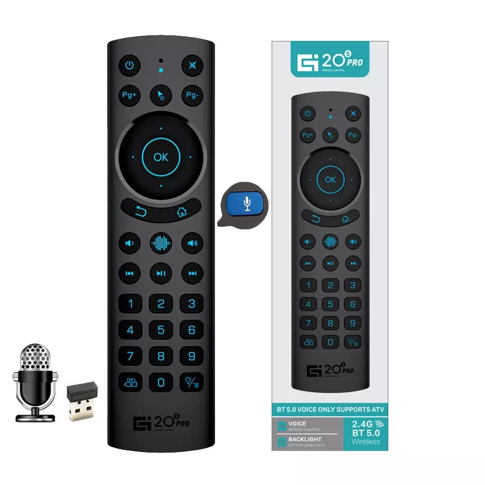 Chuột Bay g20s pro bluetooth bản cao cấp mic voice có điều khiển giọng nói và chuột bay đèn nền dùng G20s pro BT