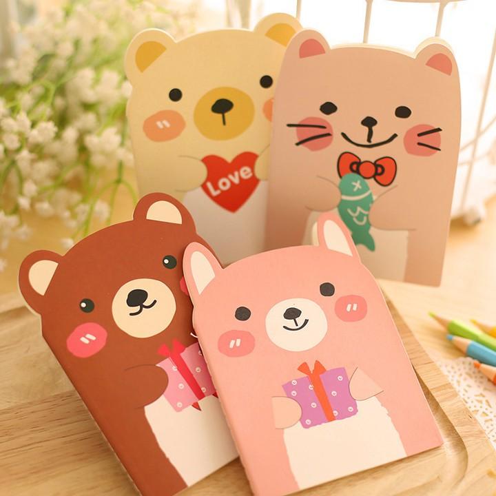 Sổ tay hình gấu cute – Vở mini