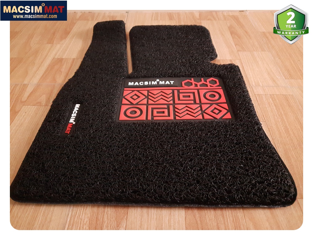 Thảm rối lót sàn ô tô dành cho Vinfast Lux SA 2018- đến nay Nhãn hiệu Macsim chất liệu nhựa rối cao cấp màu đen