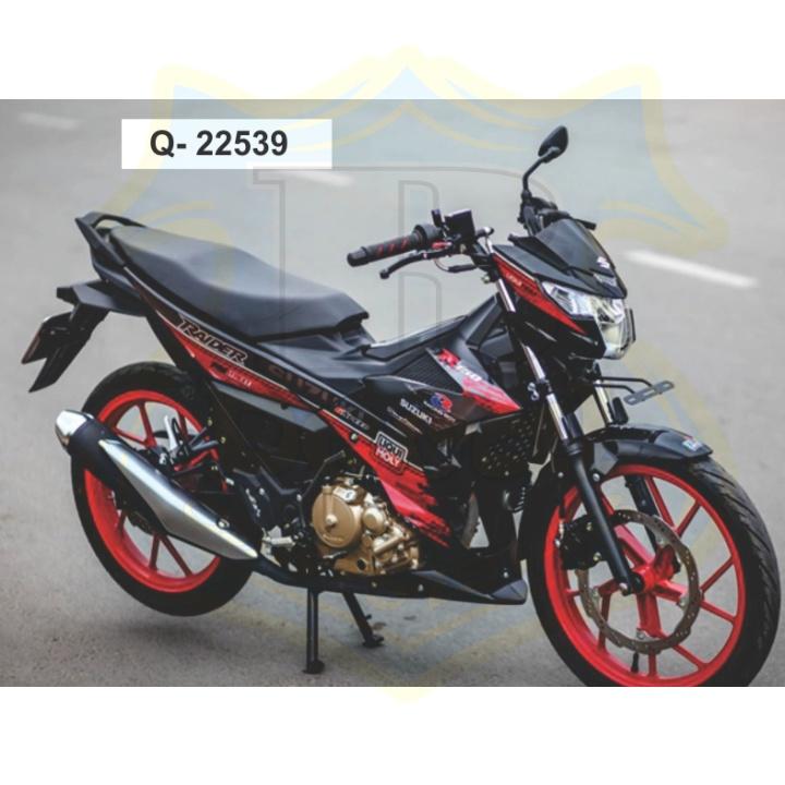 Tem rời xe raider fi đỏ đen