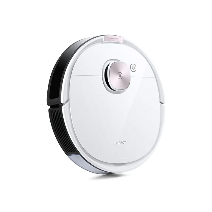 Robot hút bụi lau nhà Ecovacs Deebot T8 Max Plus - hàng nhập khẩu chính hãng full VAT, bảo hành chính hãng 24 tháng bởi Vietnam Robotics, lực hút 1500Pa, thời gian hoạt động 3 giờ liên tục