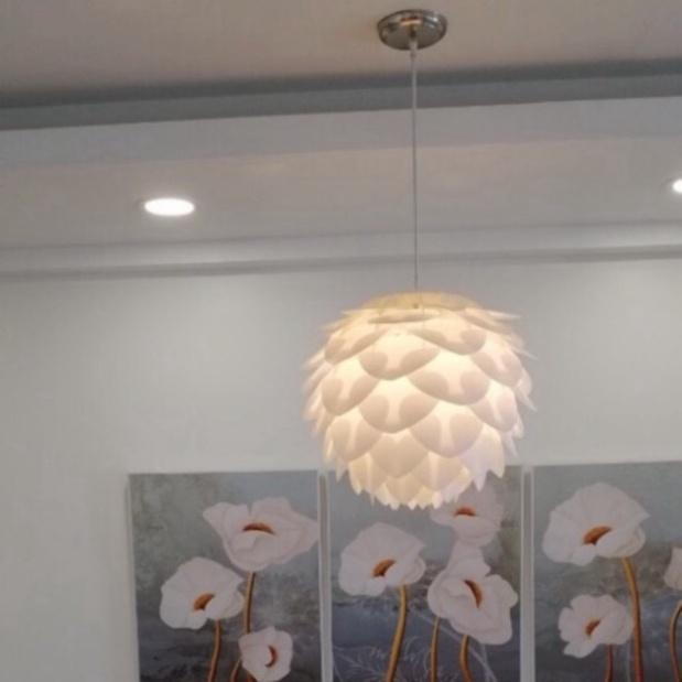 Đèn thả hoa sen trắng DT HQ