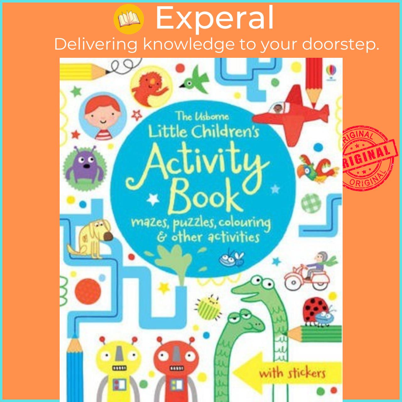 Sách - The Usborne Little Children's Activity Book : Mazes, Puzzles and Colouring by Fiona Watt