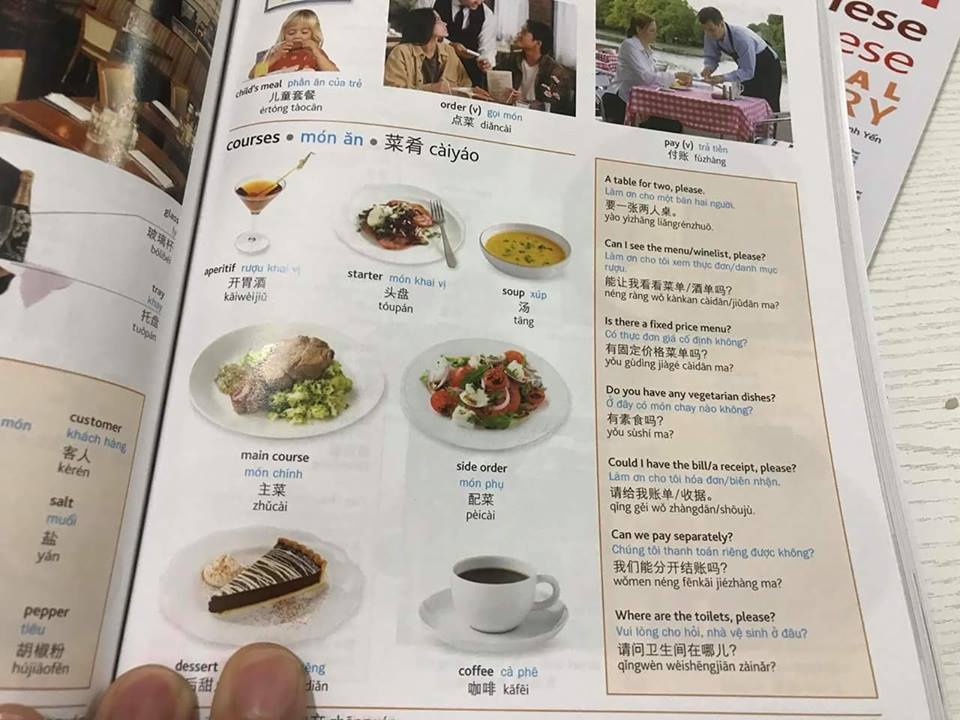 Combo 2 sách Từ điển hình ảnh Tam Ngữ Trung Anh Việt – Visual English Vietnamese Chinese Trilingual Dictionary +Bài tập luyện dịch tiếng ứng dụng +DVD tài liệu