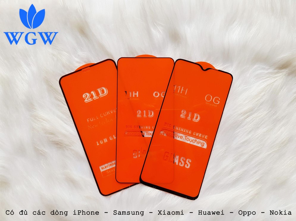 Kính Cường Lực 21D cho VIVO V11i Full Keo Màn Hình 21D SIÊU BỀN, SIÊU CỨNG, ÔM SÁT MÁY - WGW CHÍNH HÃNG