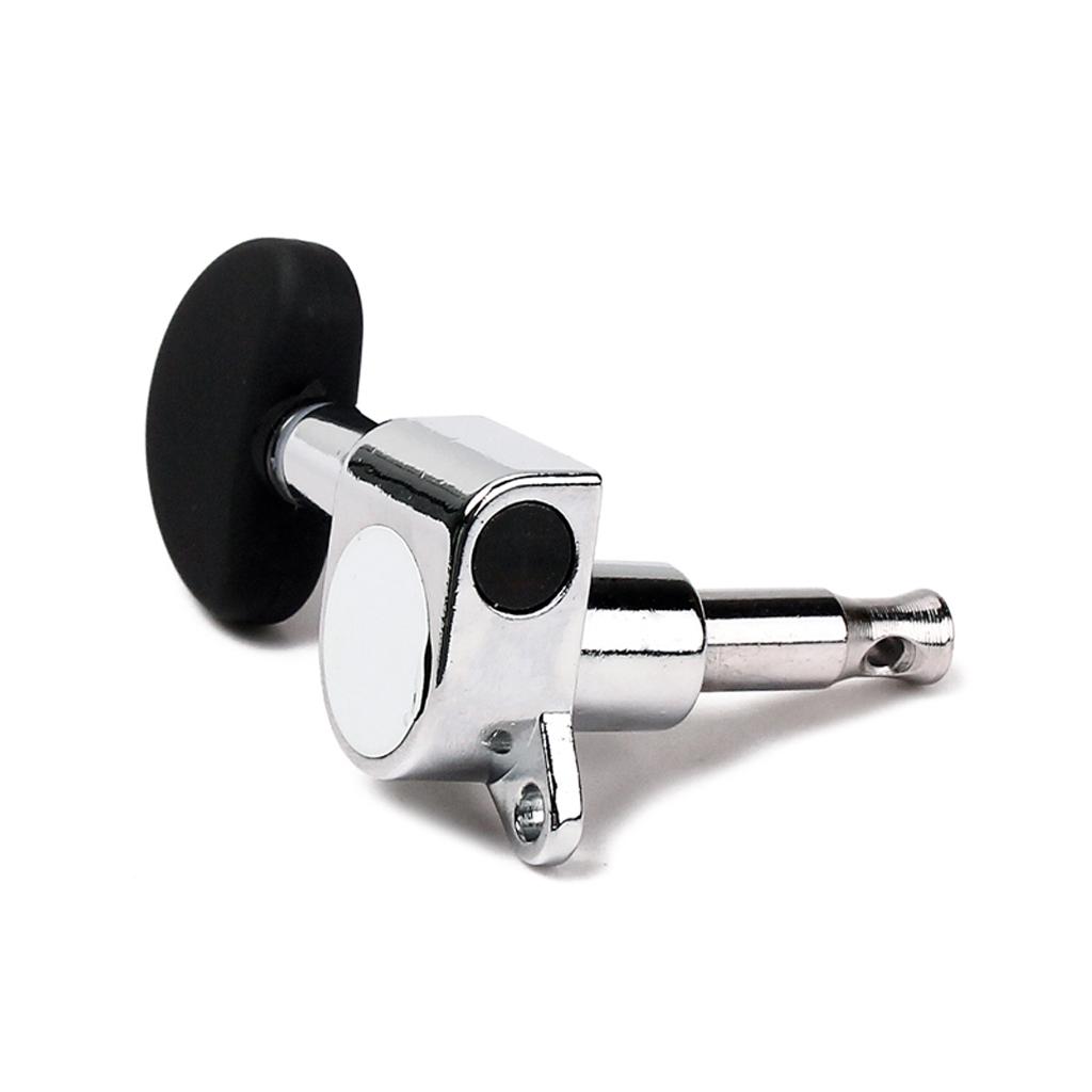 Sunnimix 6 Miếng Đóng Cửa Đàn Guitar Chỉnh Phím Bắt Sóng Bộ Cho Dân Gian/Đàn Guitar Điện Thay Thế Phần 3L + 3R