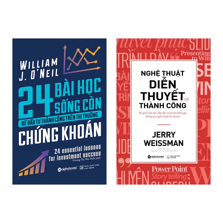 Combo Sách Hay Về Bí Quyết Thành Công: Nghệ Thuật Diễn Thuyết Để Thành Công + 24 Bài Học Sống Còn Để Đầu Tư Thành Công Trên Thị Trường Chứng Khoán
